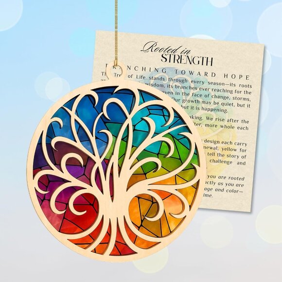 Ornaments Tree of Life Suncatcher - Picture 1 of 6